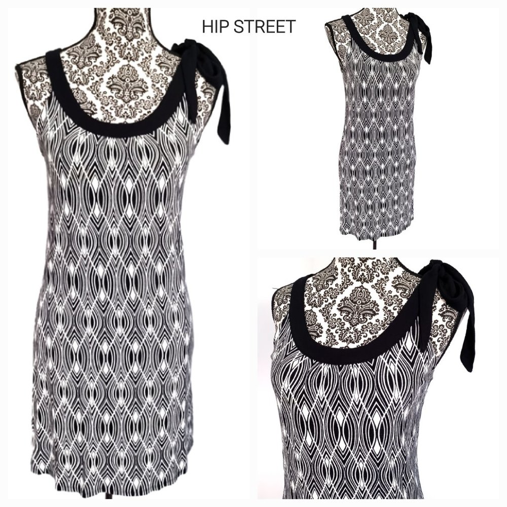 LOFT Sleeveless Shoulder Tie Jersey Shift Dress SP